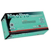 Microflex Medical Corporation NPG-888-L Microflex Large Green 9.6\" NeoPro 5.1 mil Polychloroprene Ambidextrous Non-Sterile Powde